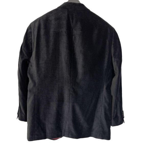 Stafford Velveteen Blk Tux Prom Formal Jacket Vtg Authentic 90’s Sz 46R - Picture 7 of 16